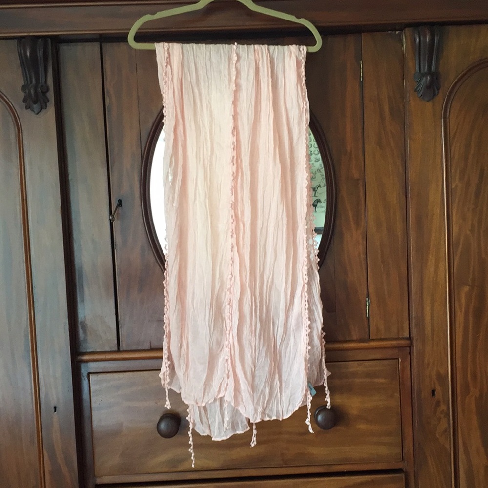 Kate Landry pink scarf